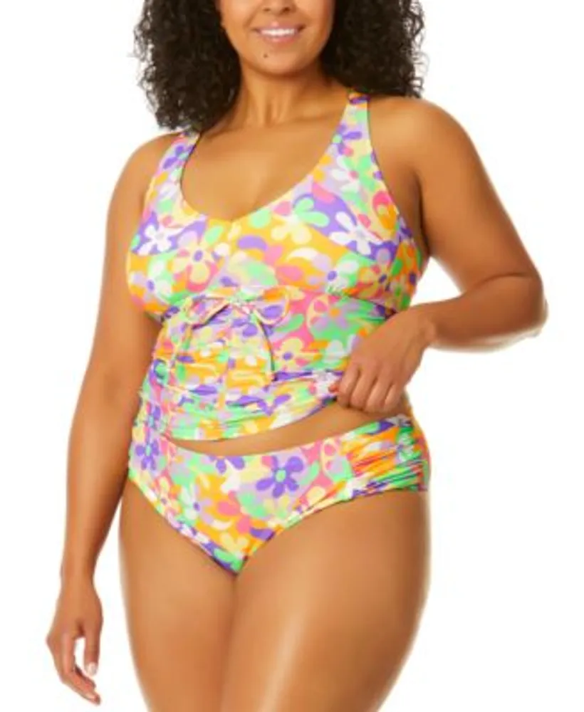 Macys plus discount size tankini