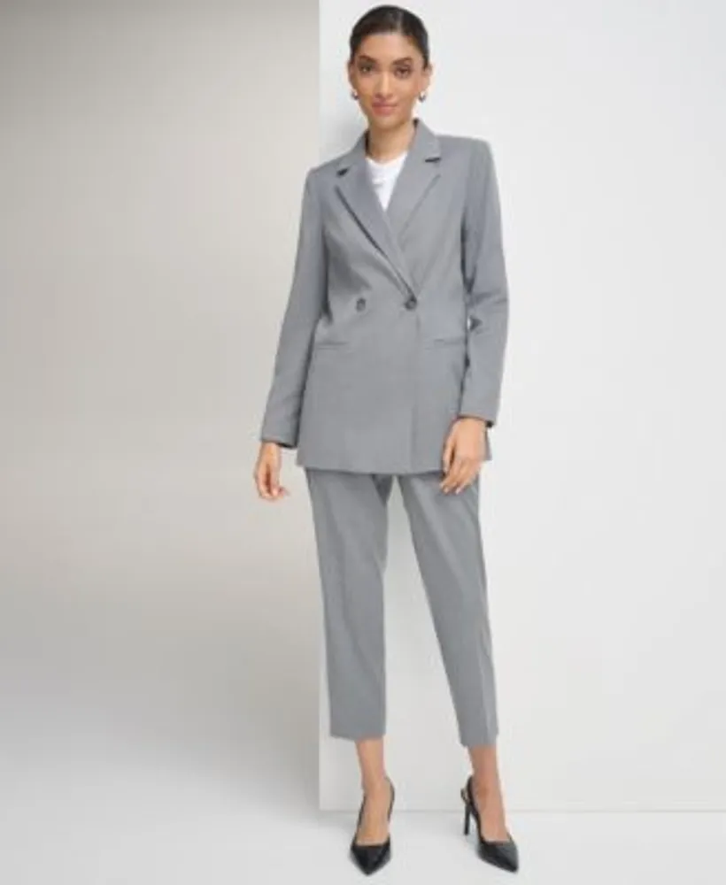 Calvin klein clearance double breasted blazer