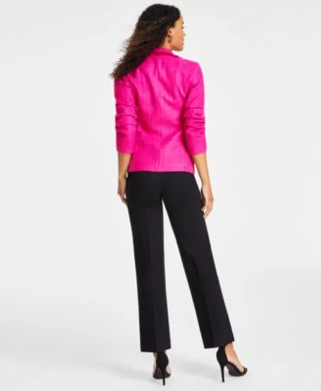Anne klein discount tweed fringe jacket
