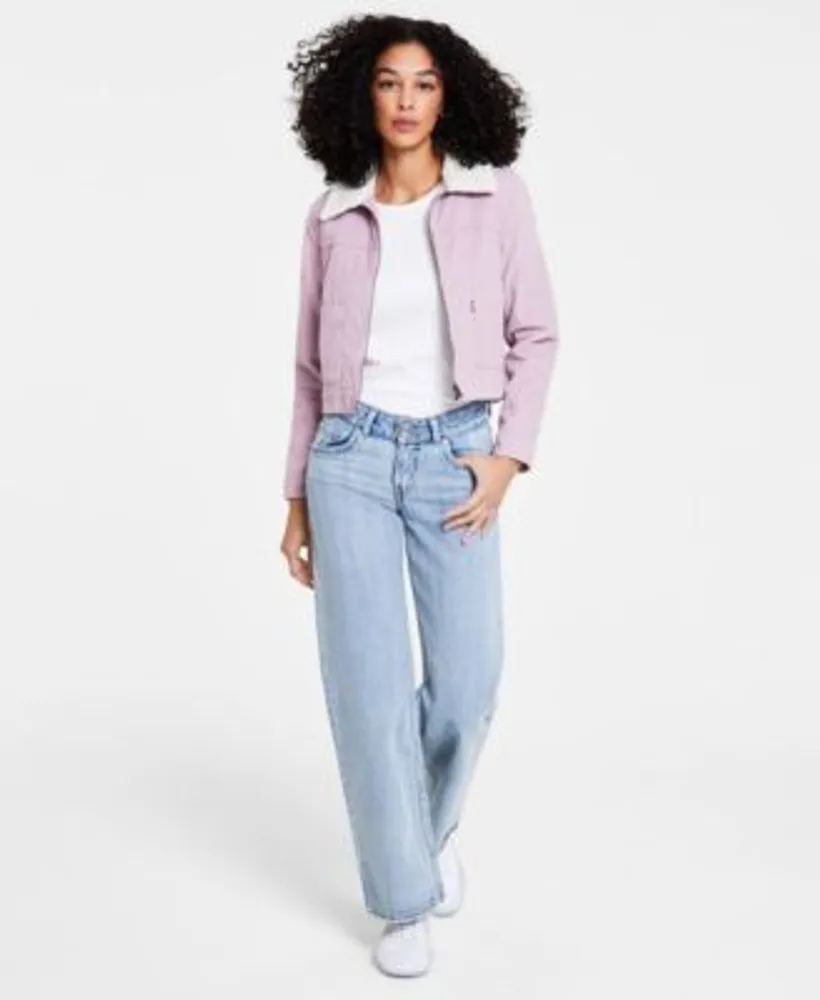 Levi s Levis Womens Sherpa Collar Corduroy Jacket Super Low