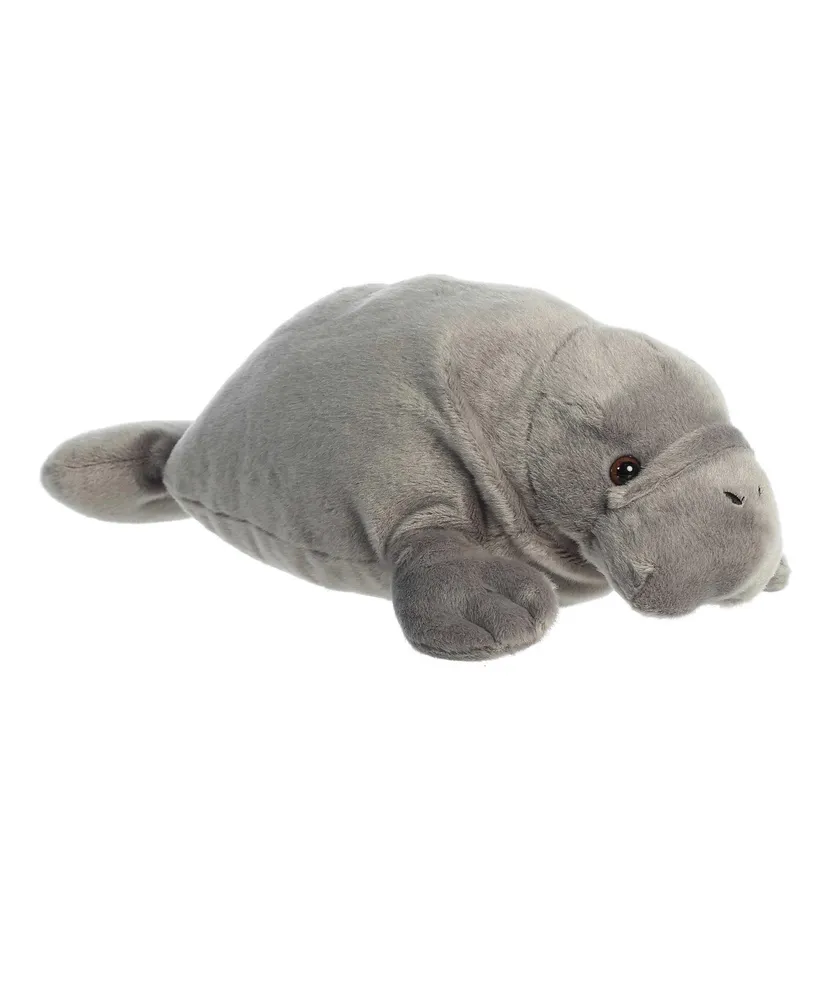 Aurora Large Manny Manatee Grand Flopsie Adorable Plush Toy Gray 16