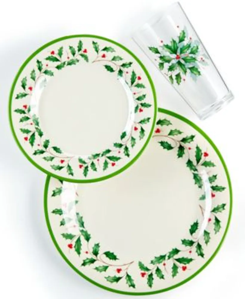 Lenox Holiday Melamine Dinnerware Collection CoolSprings Galleria