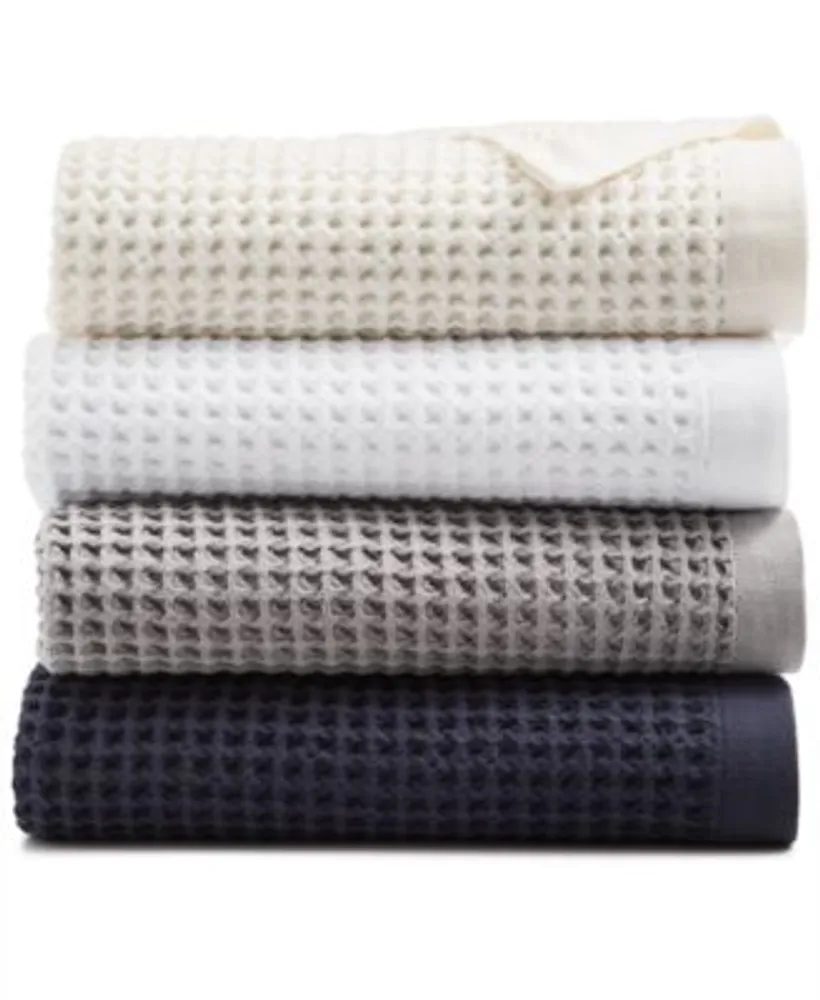 Hotel Collection Innovation Cotton Waffle Textured Bath Towel