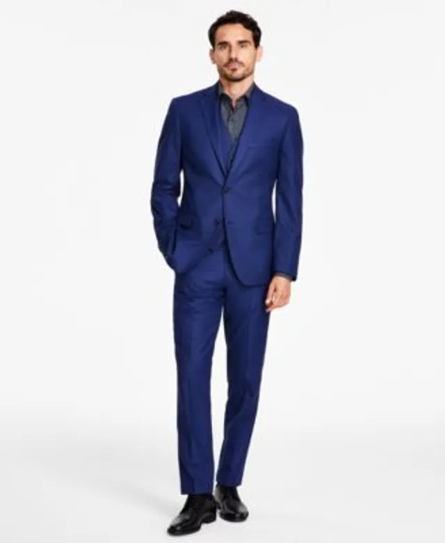 Macys navy suit sales