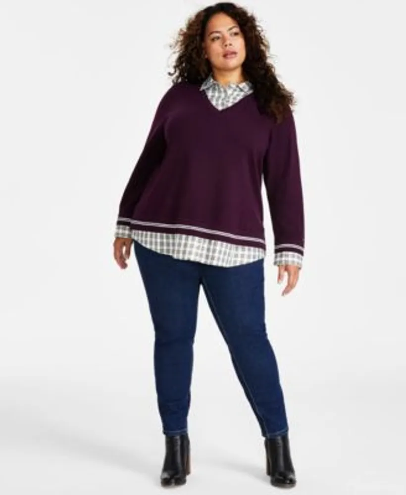 Tommy hilfiger top pull on jeans