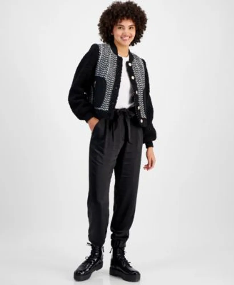 Satin mix deals bomber jacket