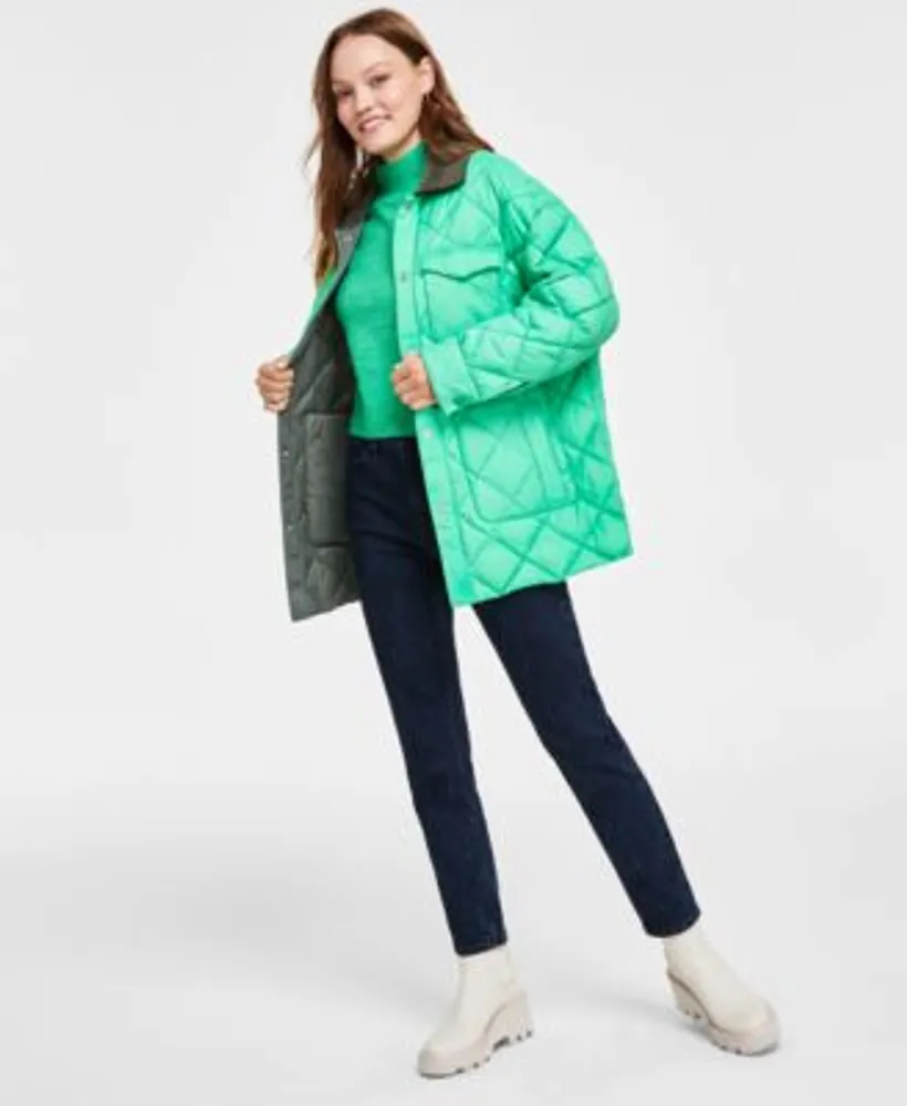 Calvin klein online diamond quilted jacket