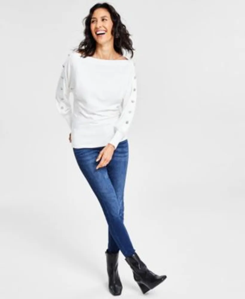 Inc rhinestone jeans online