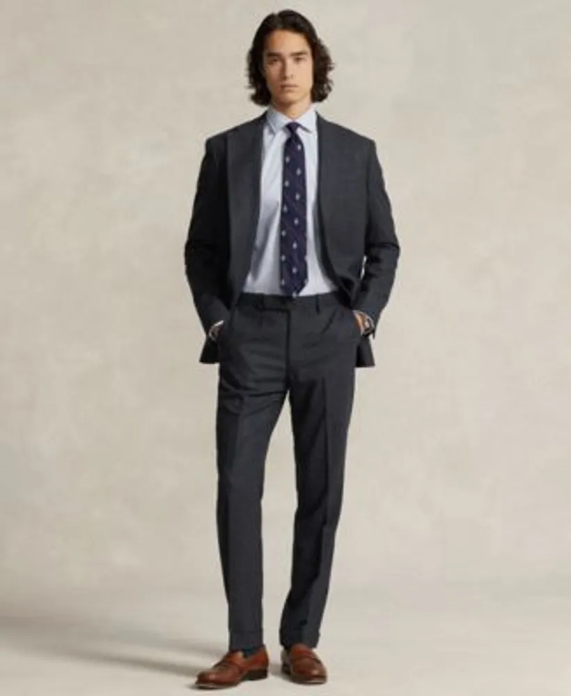 Ralph lauren flannel trousers shop
