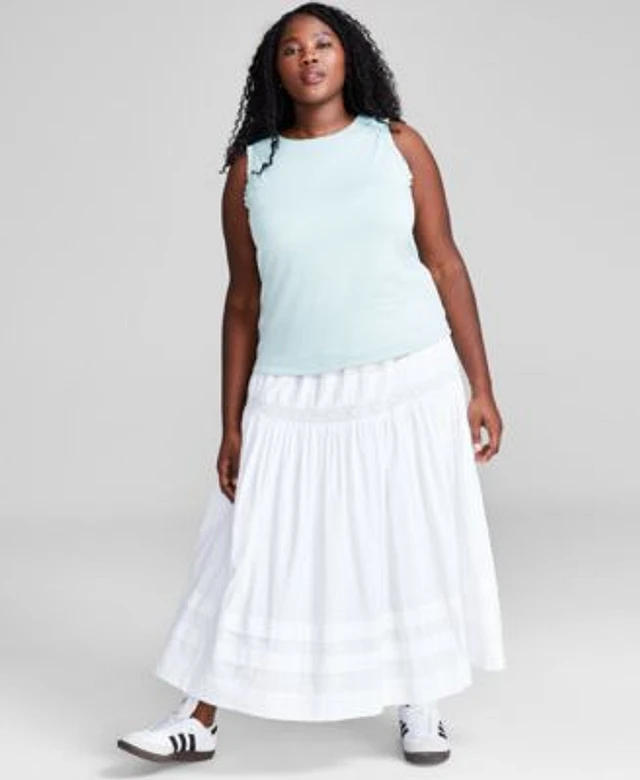 Women's plus size maxi skirts macys cheap