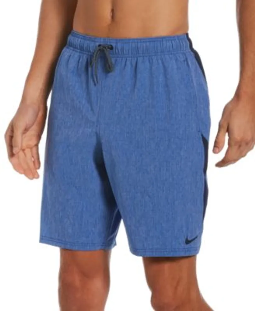 Nike Mens Contend Water Repellent Colorblocked 5 9 Swim Trunks