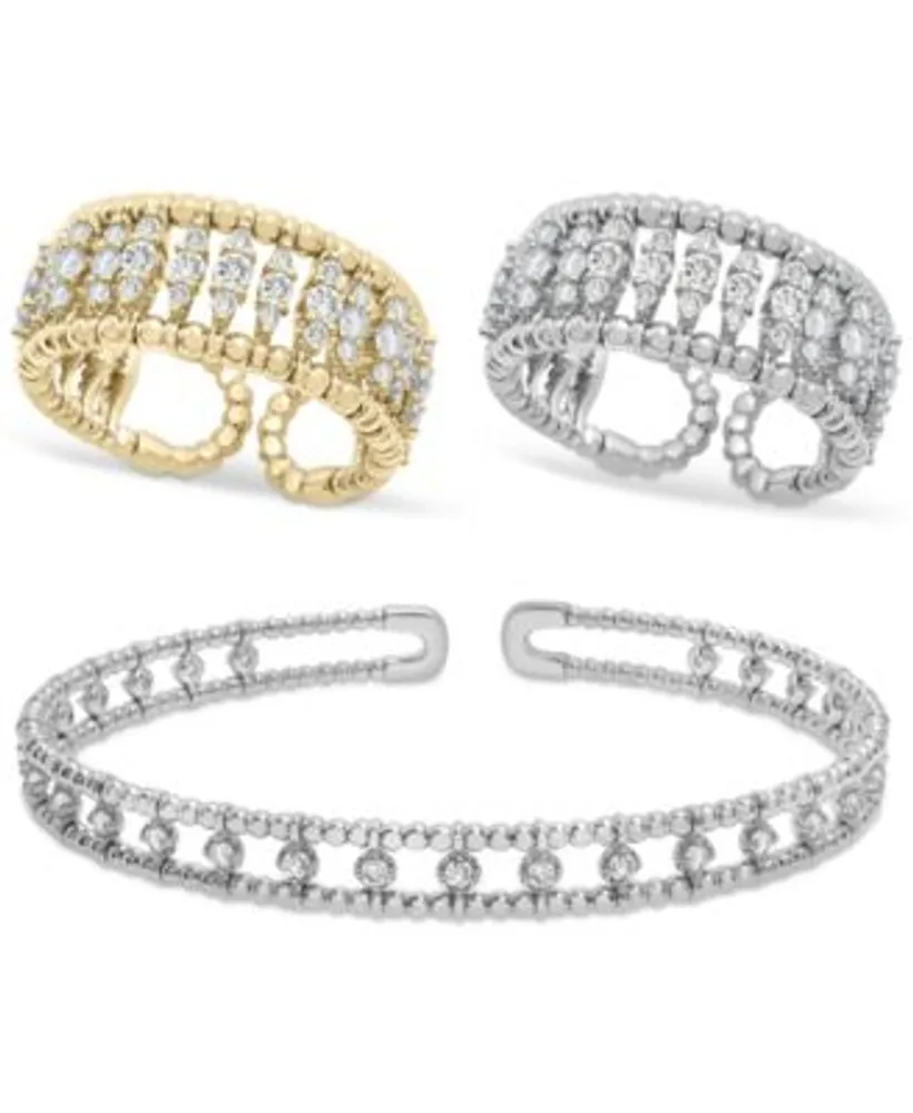 Macy's gold diamond bracelets deals