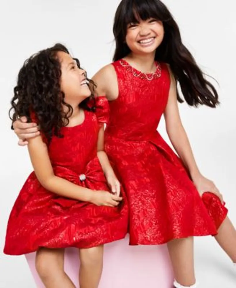 Rare Editions Toddler Little Big Girls Brocade Social Dress