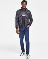 Armani jeans puffer jacket mens 2025