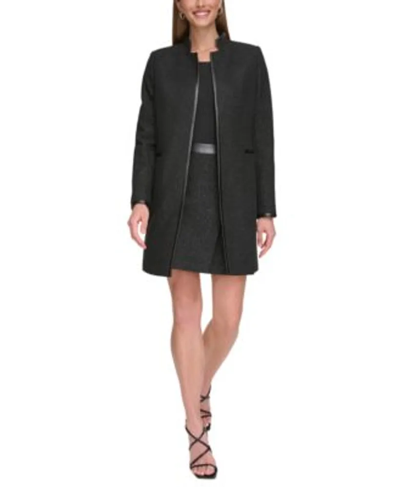 Anne klein sale tweed topper jacket