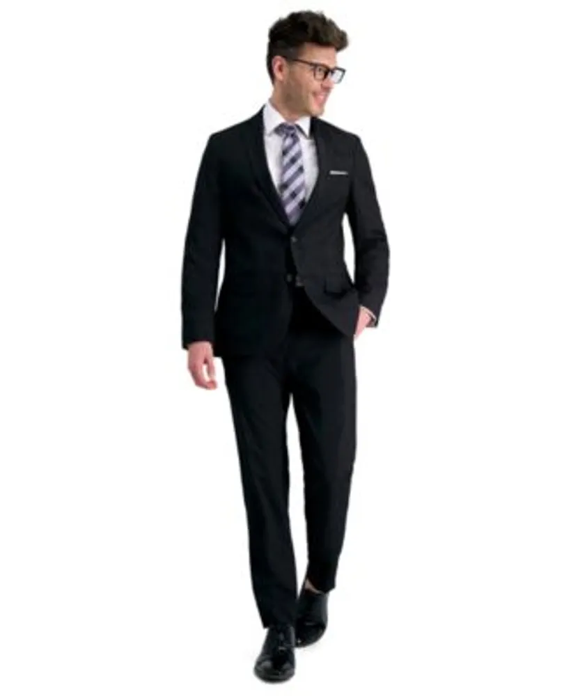 Haggar men's textured on sale weave suit jacket