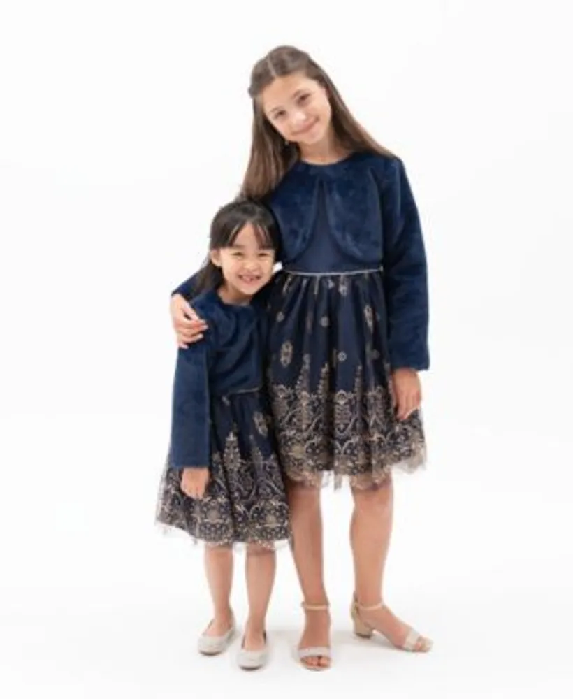 Big girl and hotsell little girl matching dresses