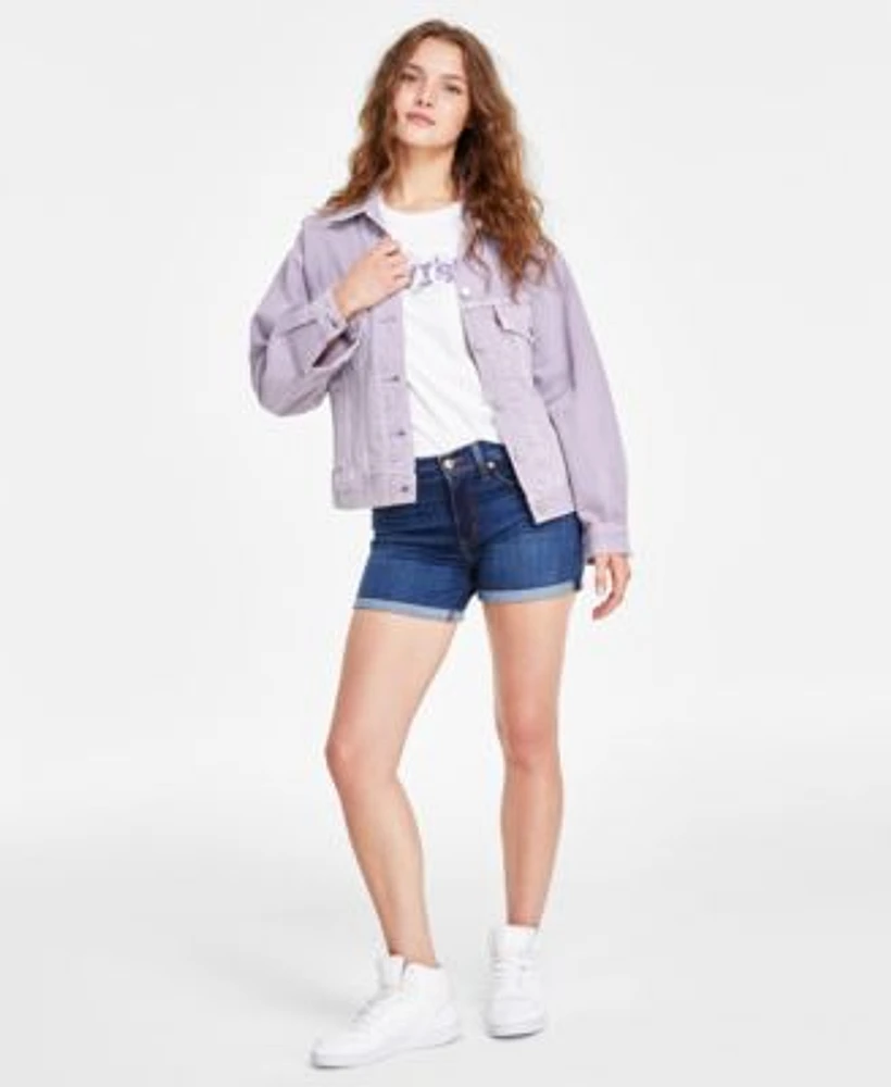 Macy's levi's women's shorts sale