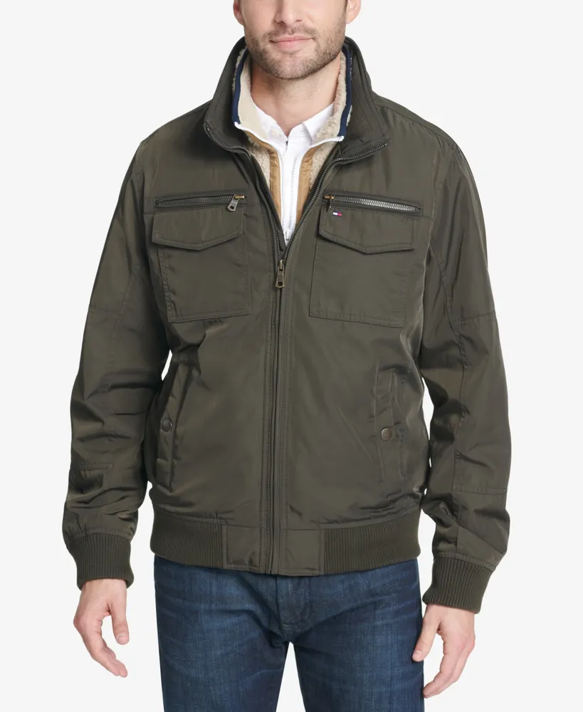 Tommy Hilfiger Men's FourPocket Filled Performance Bomber Jacket