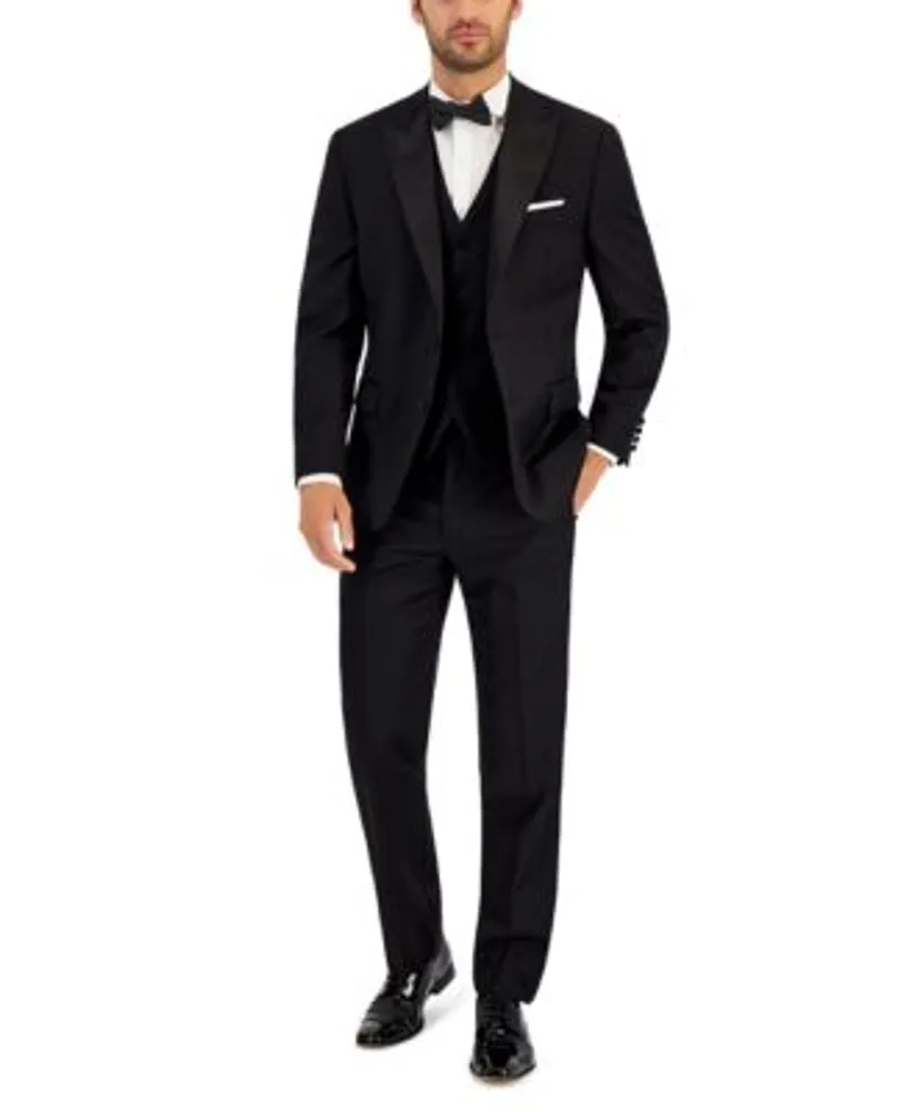 Lauren Ralph Lauren Mens Classic Fit Ultraflex Stretch Black Solid