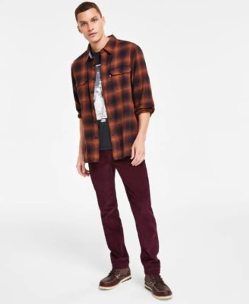 Levi s Levis Mens Plaid Shirt Jacket Cotton Graphic T Shirt 511