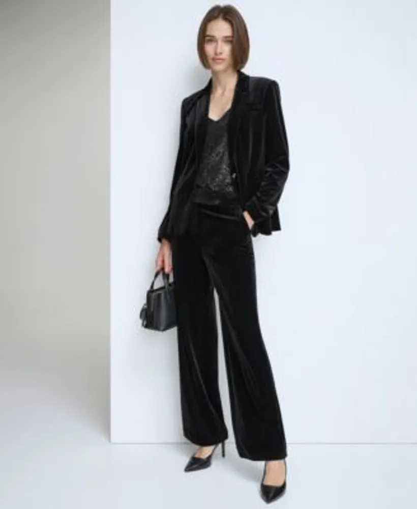 Calvin klein velvet pants online