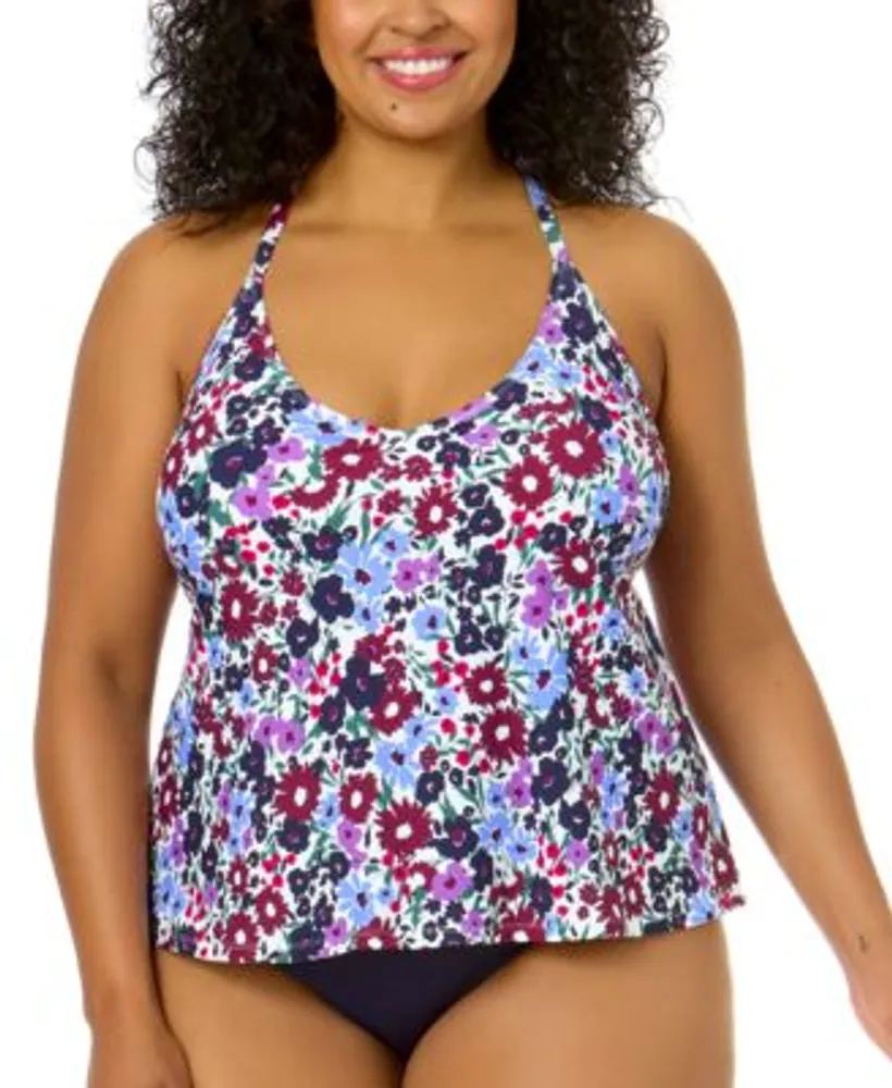 Anne cole high hot sale waist swim bottom