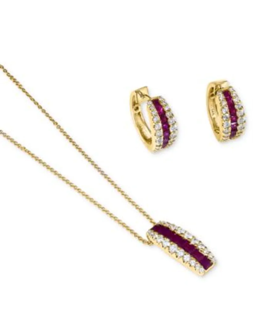 Macy's discount ruby jewelry