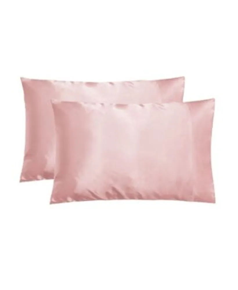 Night Luxury Satin Washable Pillowcase Set Of 2 Hawthorn Mall