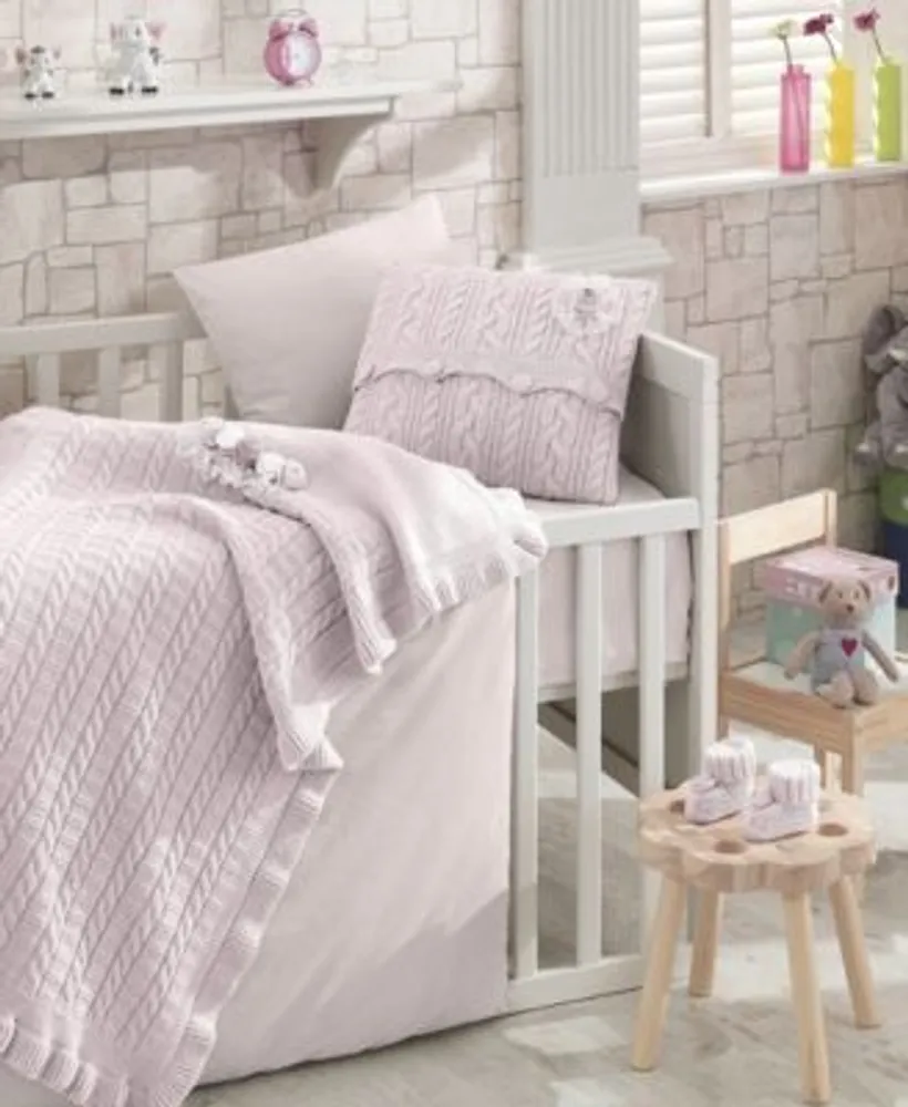 Nipperland Rozy Premium 6 Piece Crib Bedding Set CoolSprings