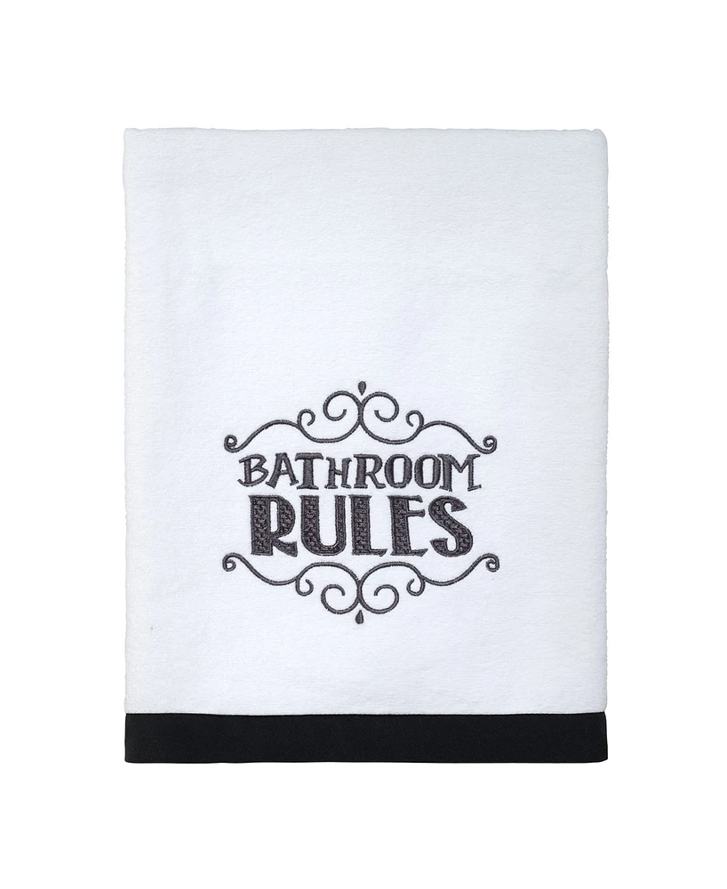 Avanti Chalk It Up Vintage Inspired Cotton Bath Towel, 27" x 50" Mall