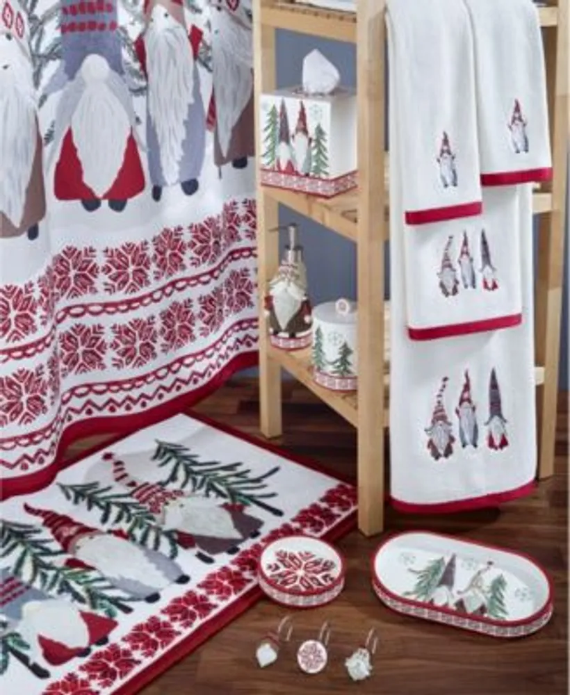 Macys christmas bath towels deals