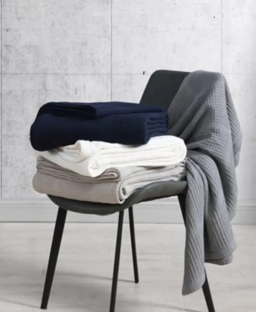 Vera wang waffle weave hot sale blanket