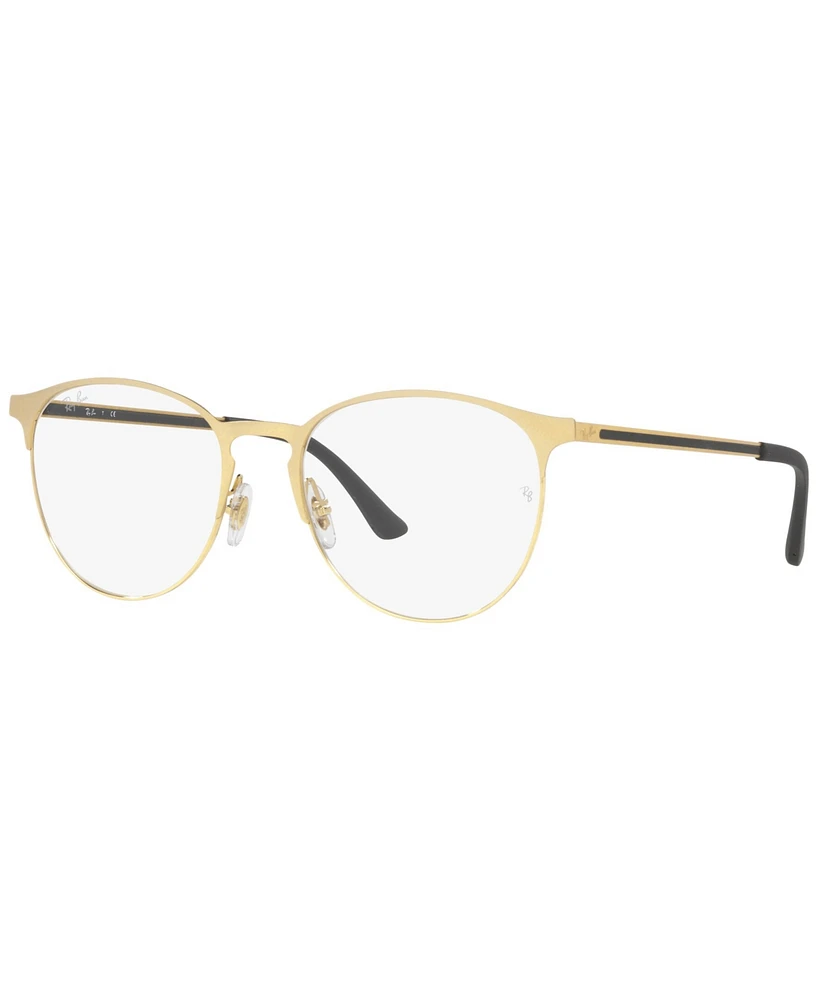 RayBan RB6375 Optics Unisex Round Eyeglasses CoolSprings Galleria