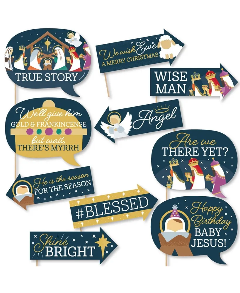 Big Dot Of Happiness Funny Holy Nativity Manger Scene Religious ...