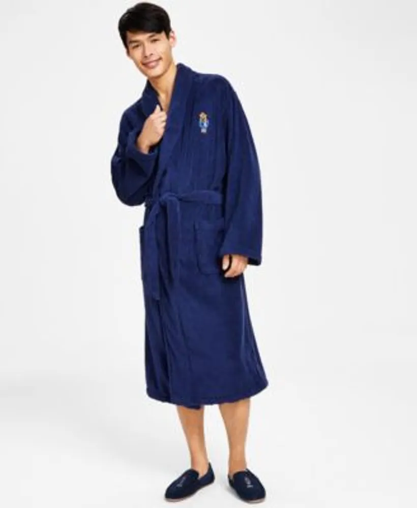 Mens robe and slipper set on sale