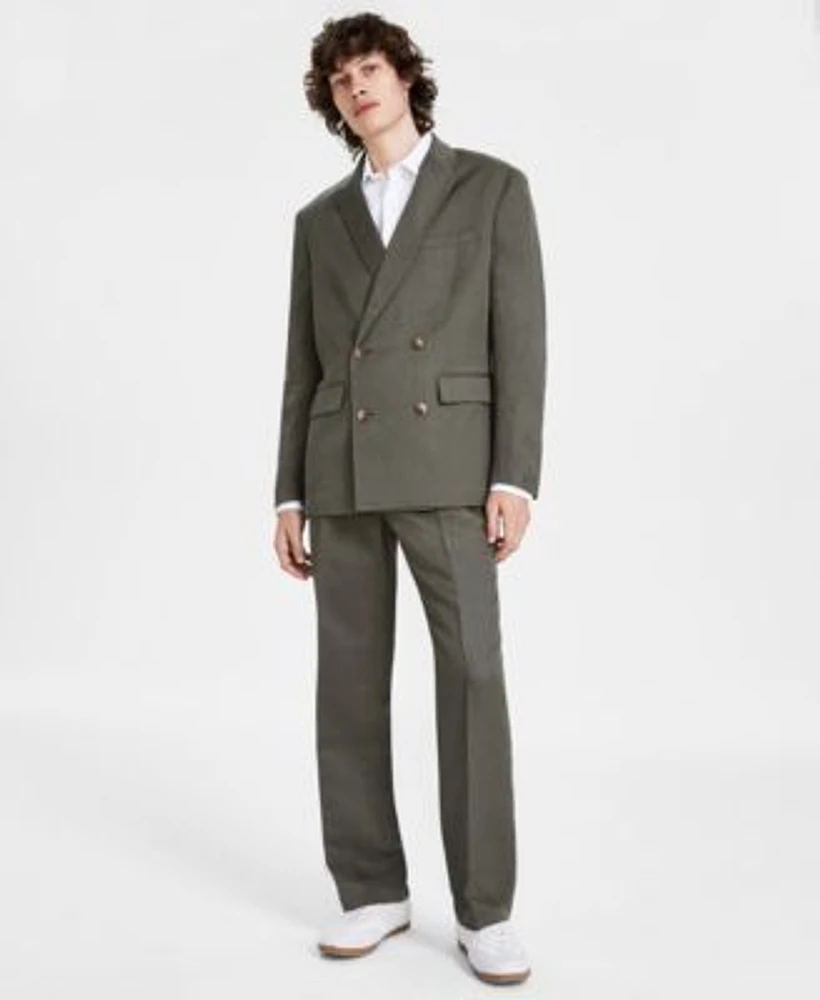 Double breasted suit macy's outlet