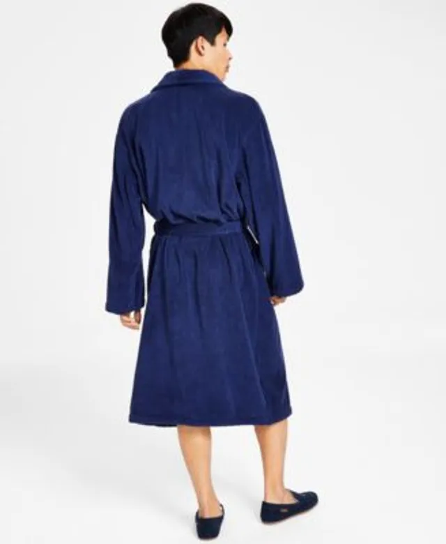 Polo ralph lauren men's sleepwear on sale soft cotton kimono velour robe