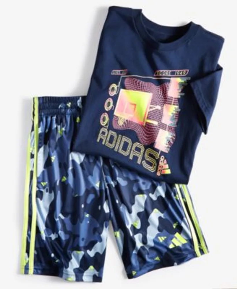 Adidas camo shorts and shirt new arrivals