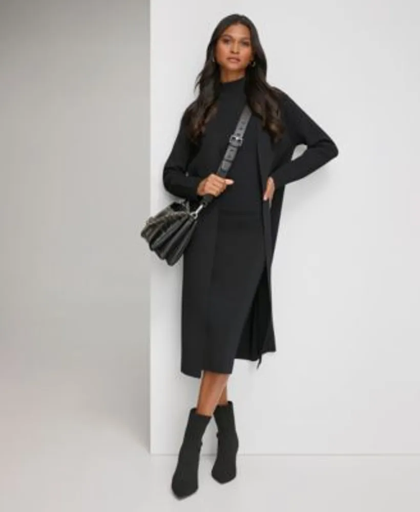 Calvin klein best sale open front cardigan