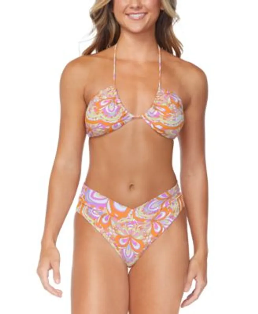 Raisins Juniors Lanakai Printed Halter Bikini Top Selina Printed V