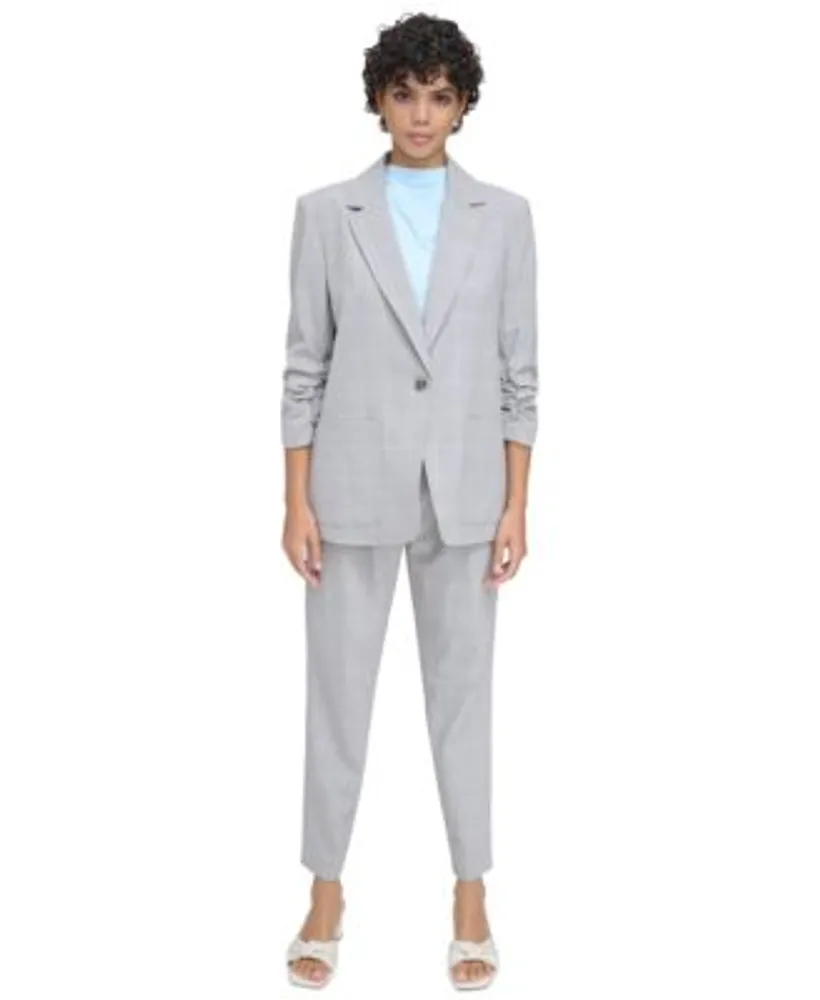 Calvin klein sales glen plaid blazer