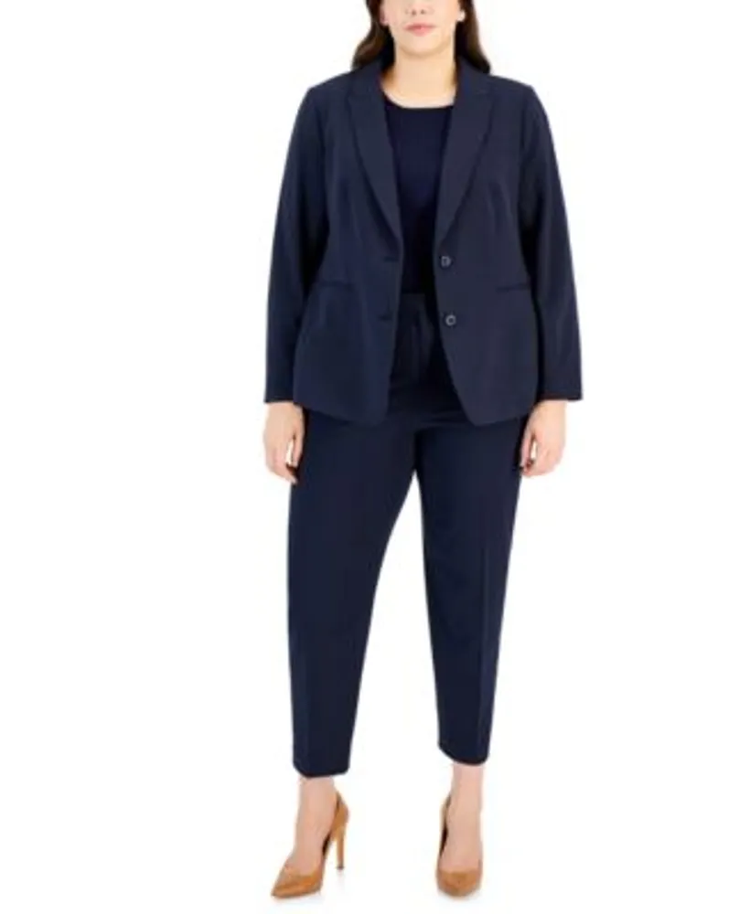 Tahari suits plus size discount