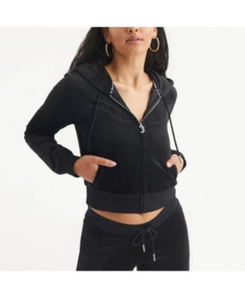Juicy couture oversized velour hoodie sale