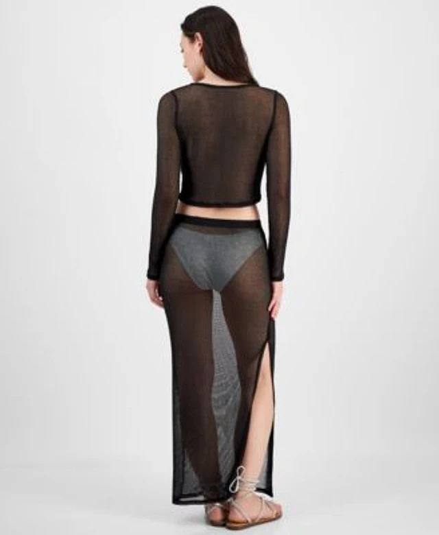 Zara METALLIC MESH KNIT CAPE | Mall of America® Zara METALLIC MESH KNIT CAPE | Mall of America®
