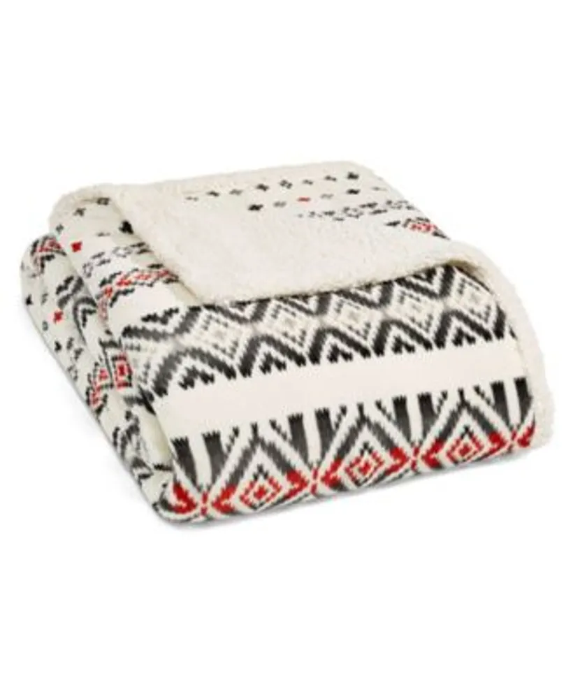 Eddie Bauer Mountain Village Chili Sherpa Blanket Hawthorn Mall