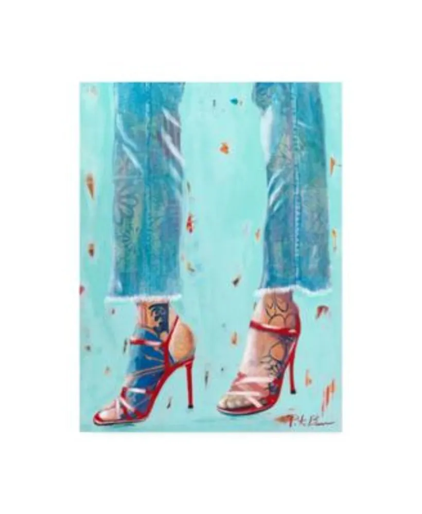 Trademark Global Pamela K. Beer Red Heels Canvas Art Collection