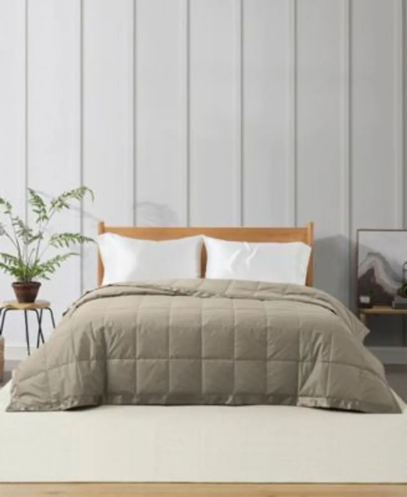 Downlite satin trim down blanket store