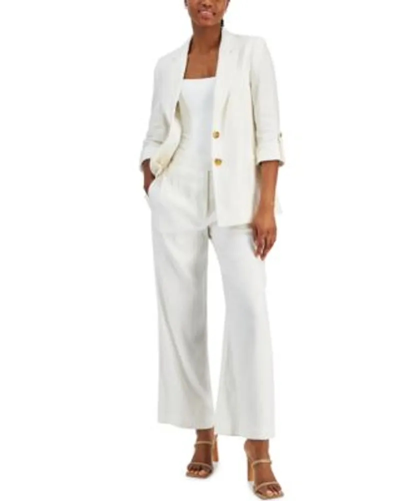 Tahari online linen blazer