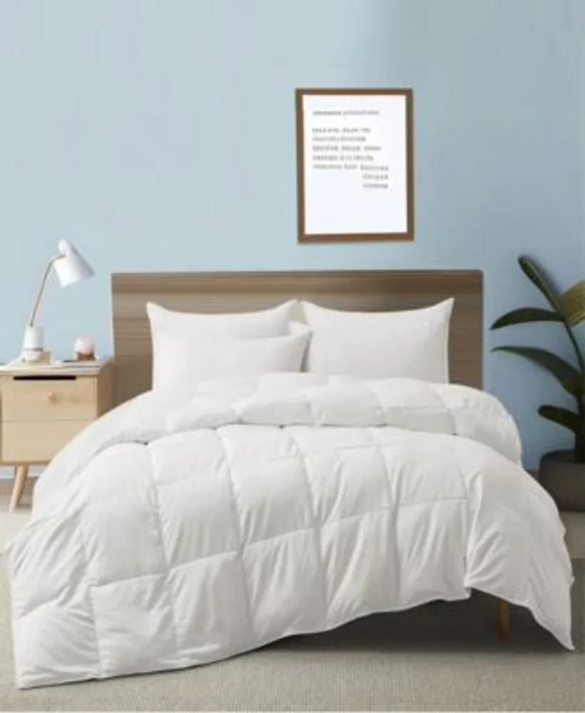 White feather down comforter online